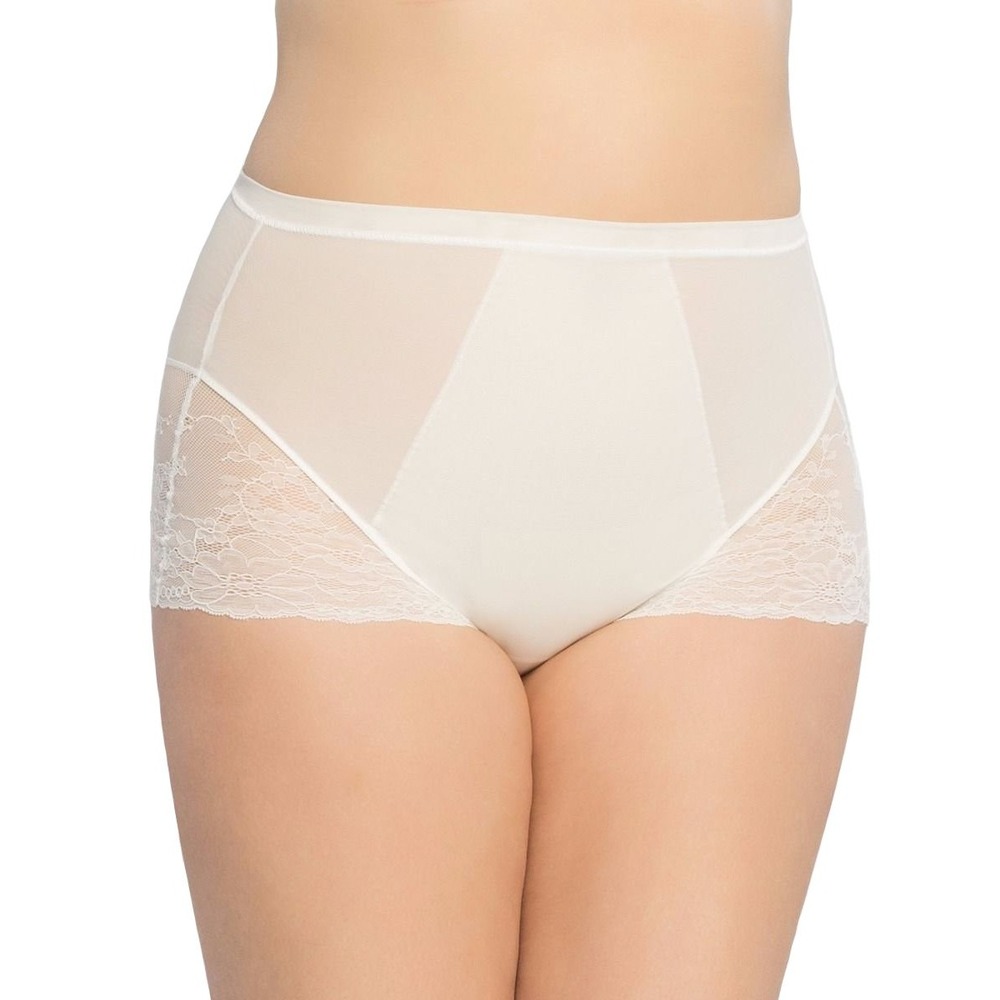 SPANX Lace Collection Briefs Womens 1X White New Breathable Cotton High Rise